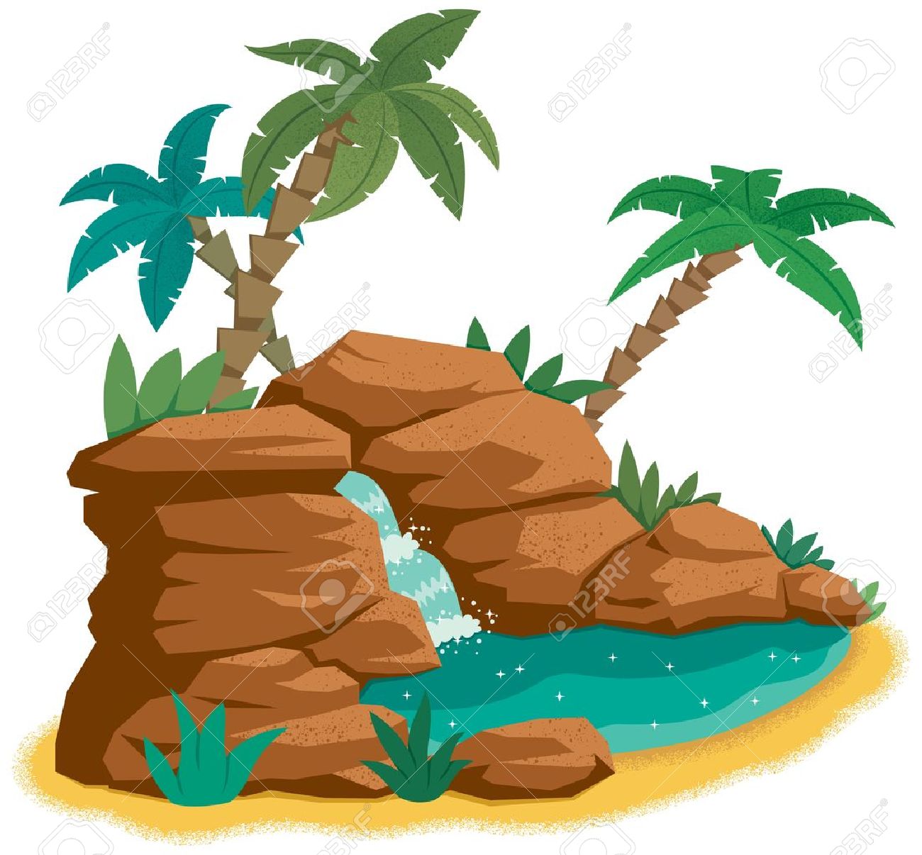 http://previews.123rf.com/images/malchev/malchev1202/malchev120200001/12176816-Cartoon-desert-oasis-No-transparency-and-gradients-used--Stock-Photo.jpg