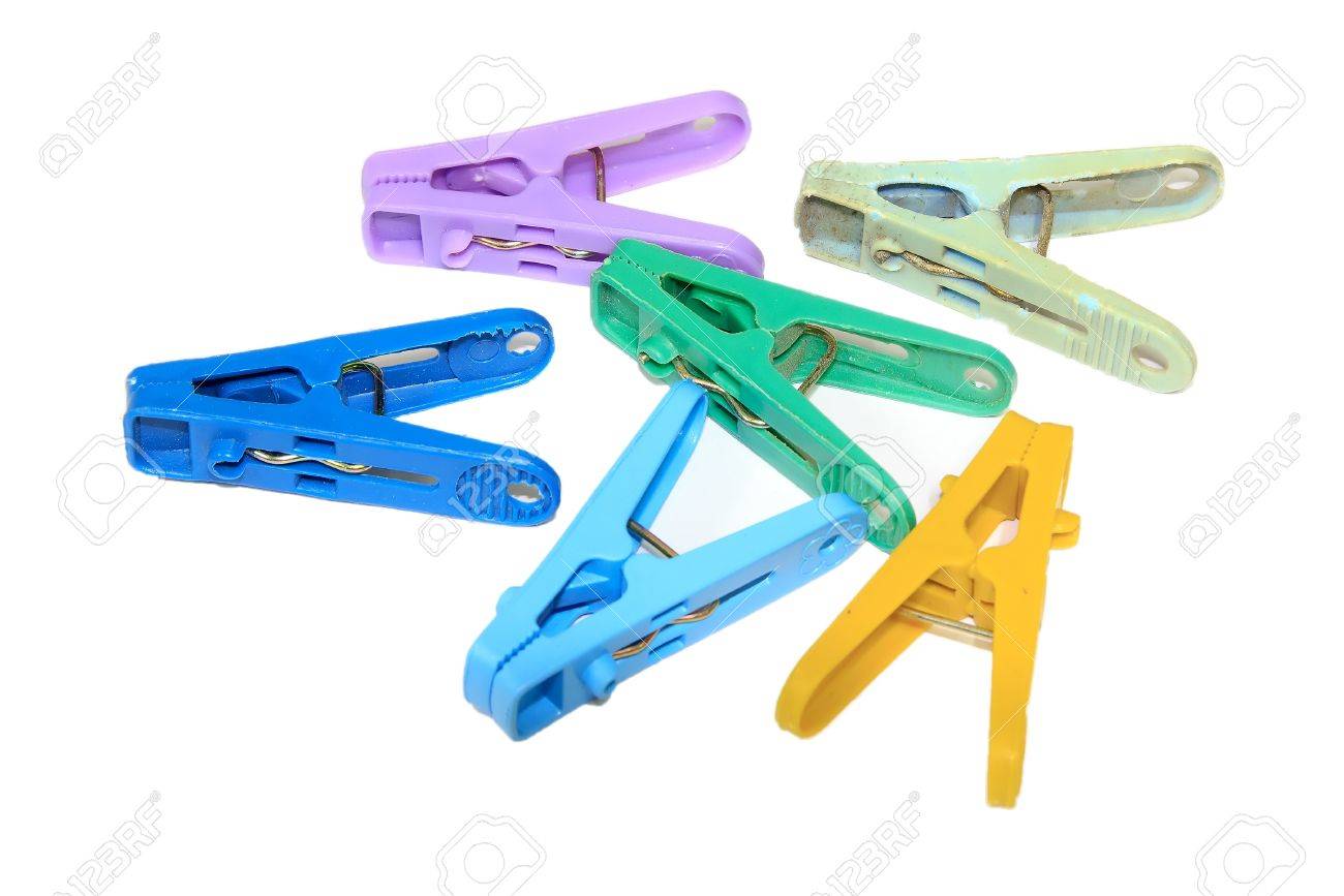 Clip Art Clothes Clip clip clothes use for dry in the air stock photo picture 20864809
