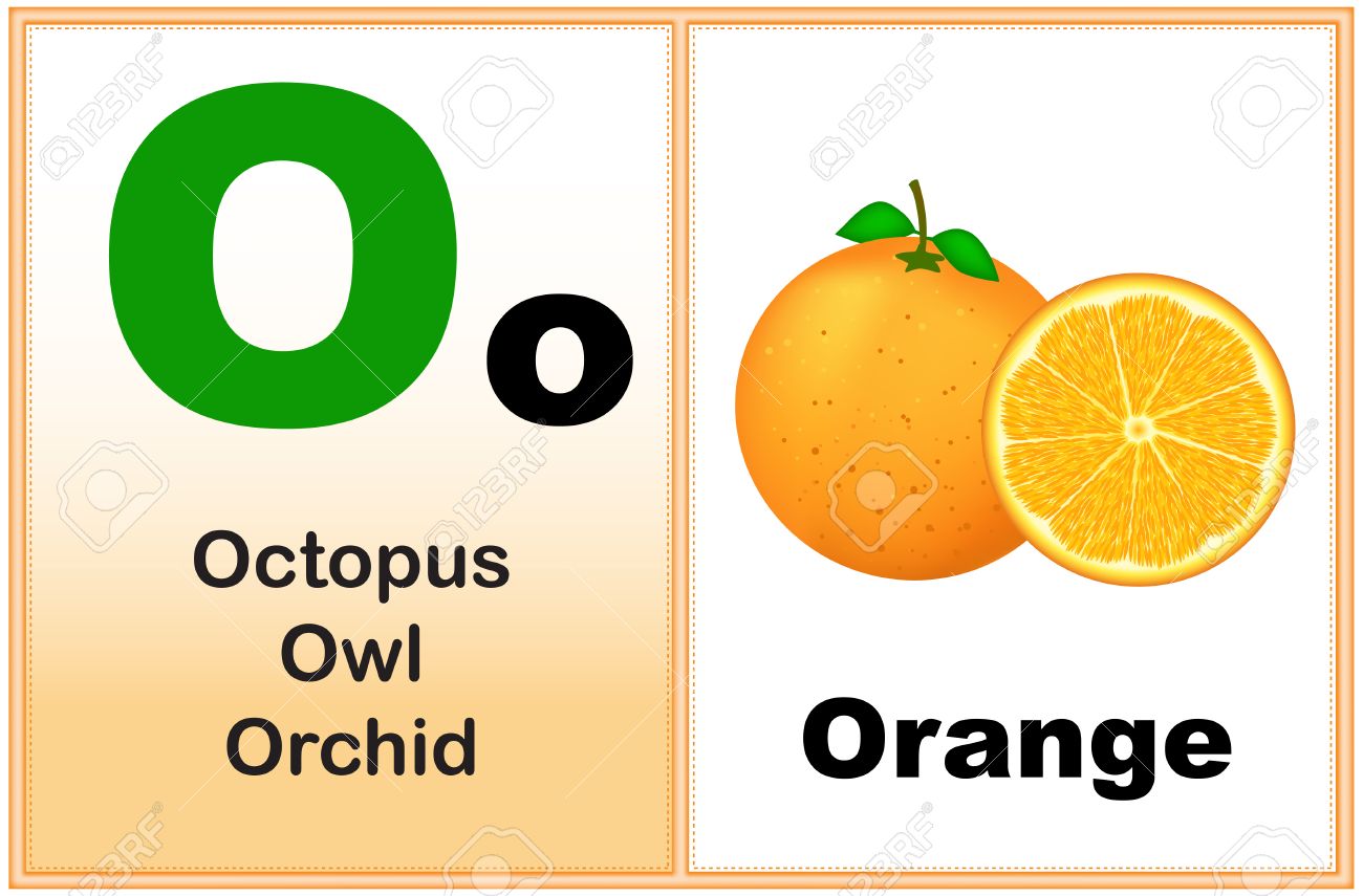 Worksheet Words That Start With O For Kids alphabet letter o with clip art and few similar words starting the printable