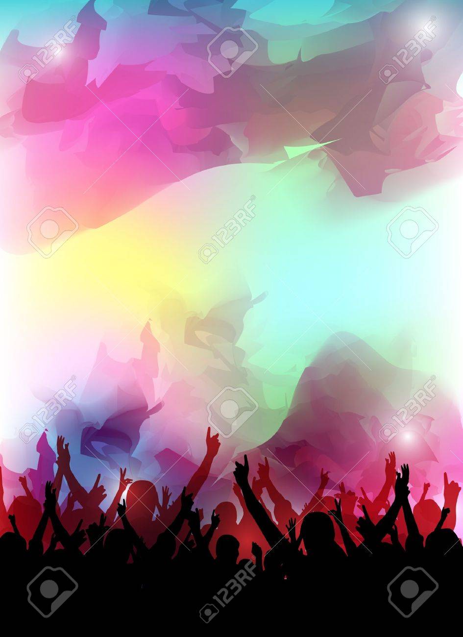 party background for flyers