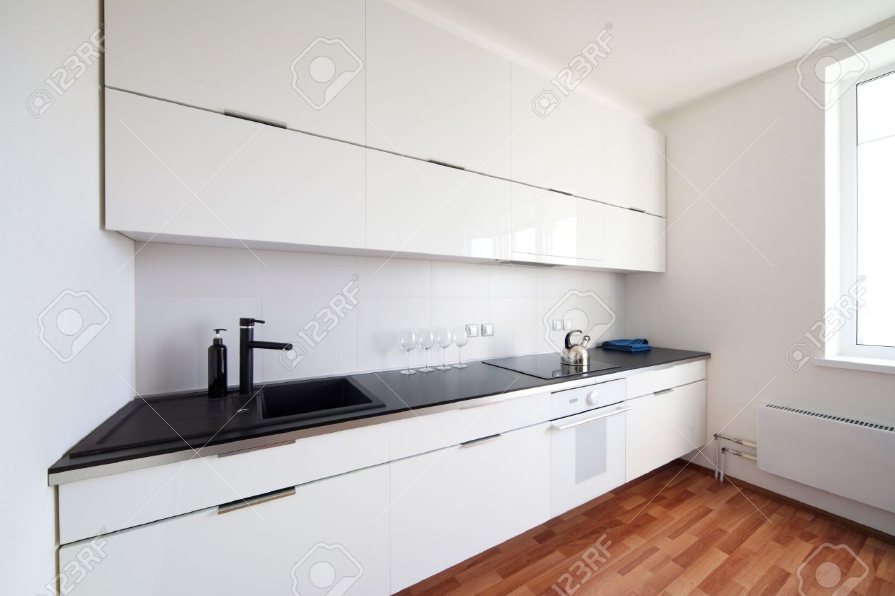 Modernt kök inredning i minimalistisk stil royalty fria stockfoton ...