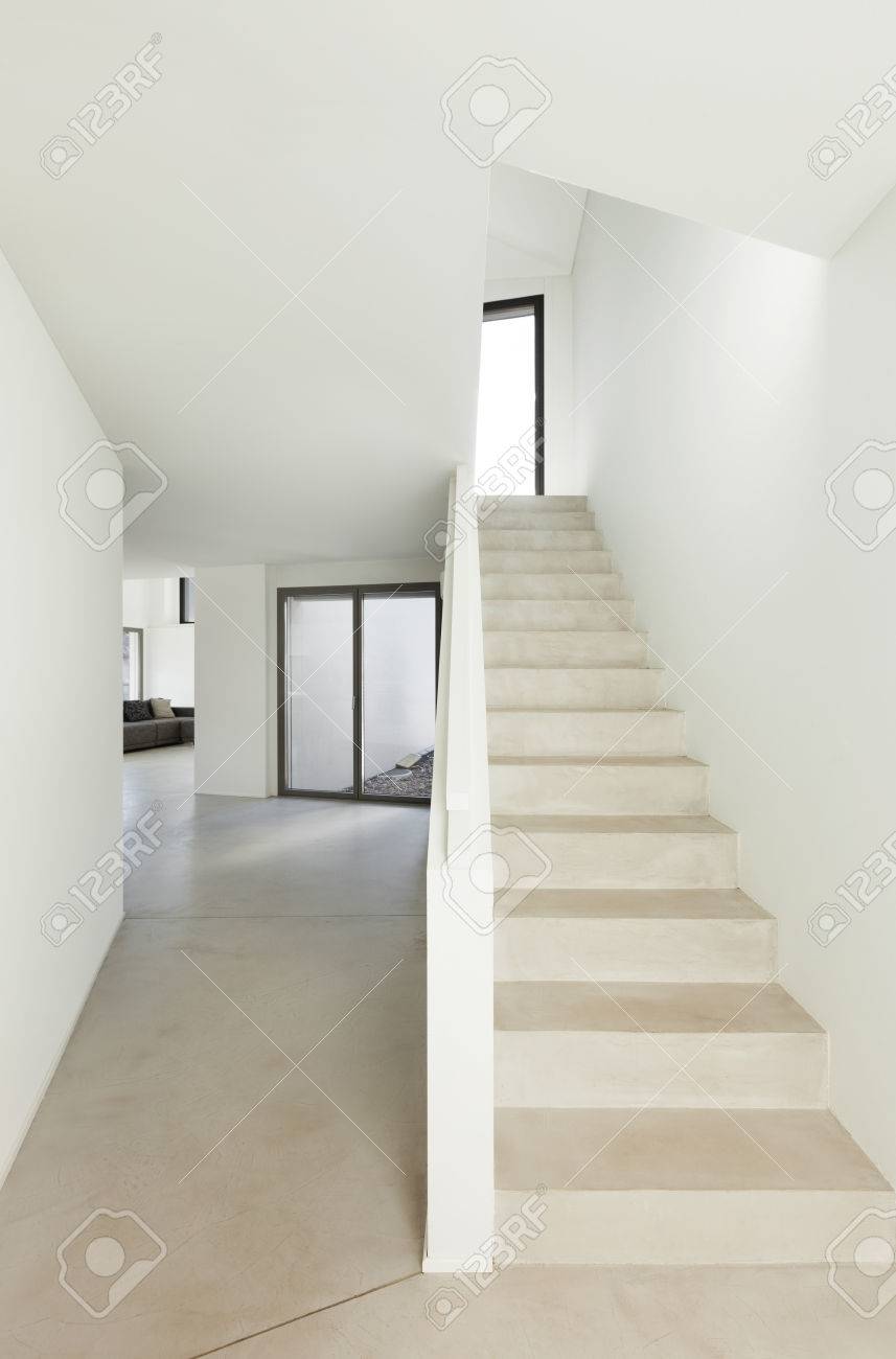 Architettura, interni di una casa moderna, scala foto royalty free ... Scala Moderna disegno