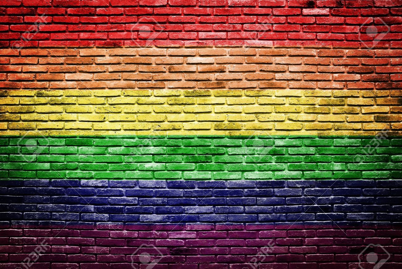 13803715-Rainbow-flag-painted-on-old-bri