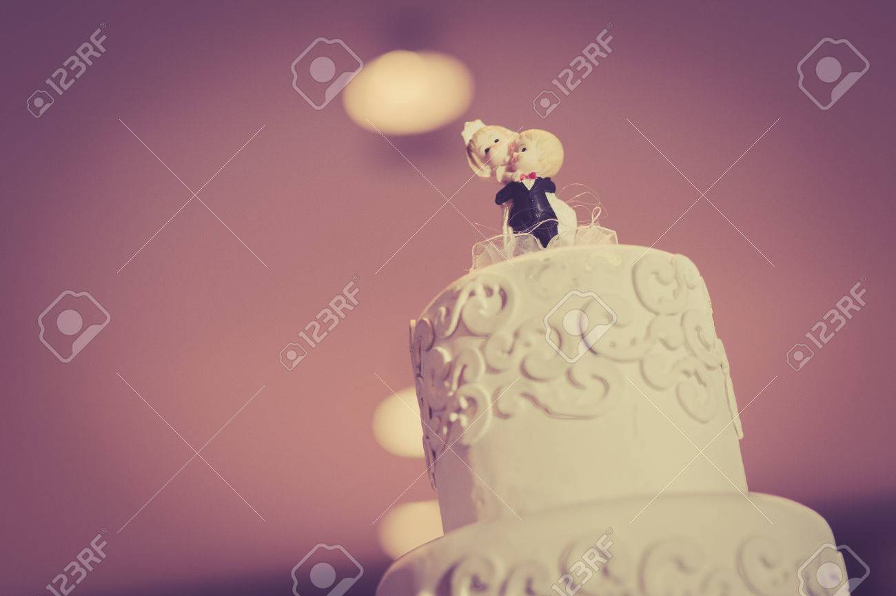 Torta de la boda de la vendimia Torta de la boda de la vendimia