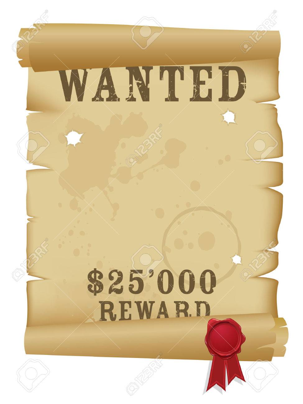wanted poster letters