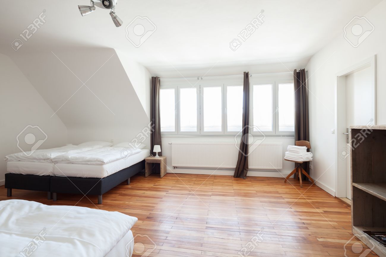 Chambre sol blanc: relooking deco chambre en noir et blanc ...