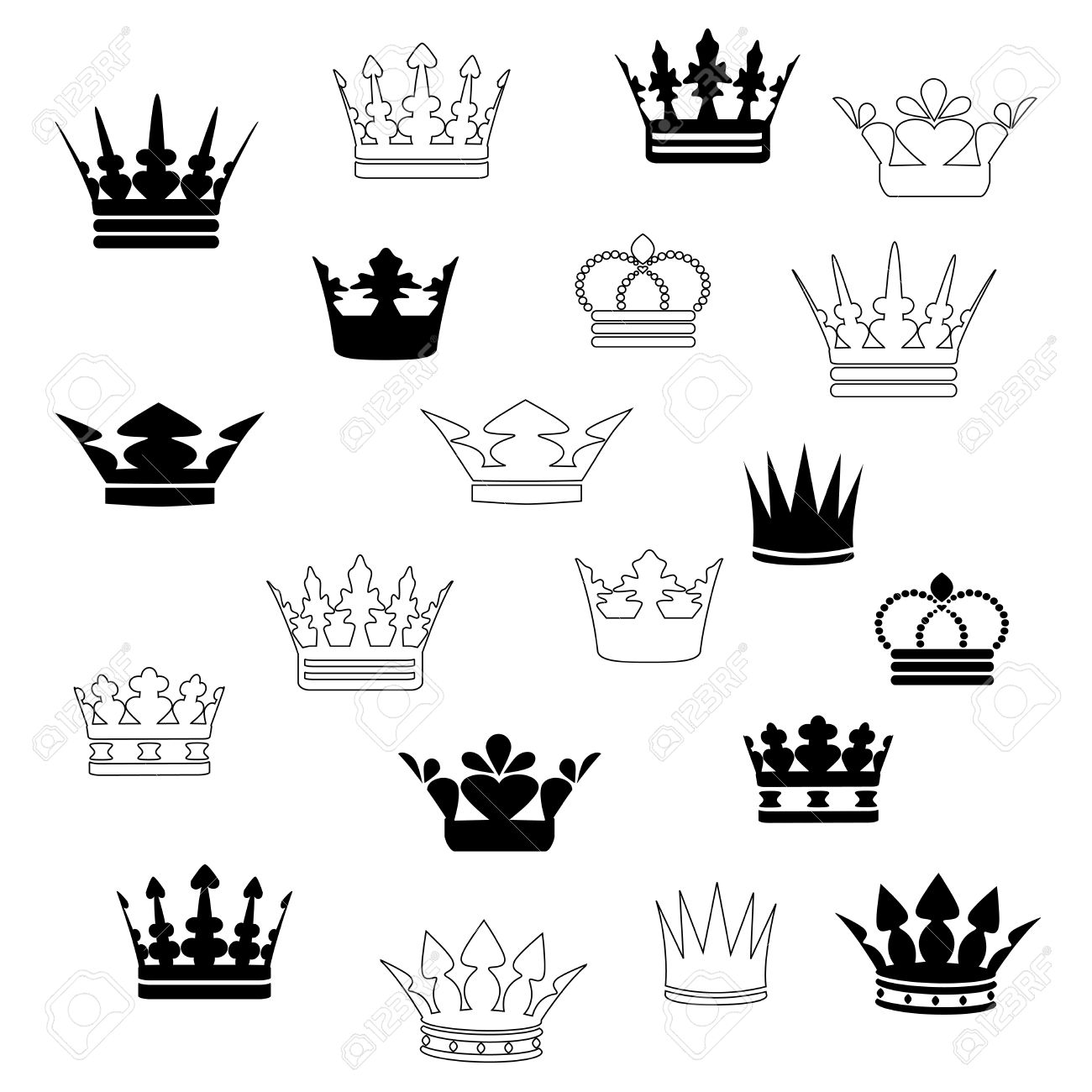 Image From Http Previews 123rf Com Images Rennaulka Rennaulka1112 Rennaulka111200558 11469761 Vector Crowns Sto Crown Tattoo Design Crown Tattoo King Tattoos
