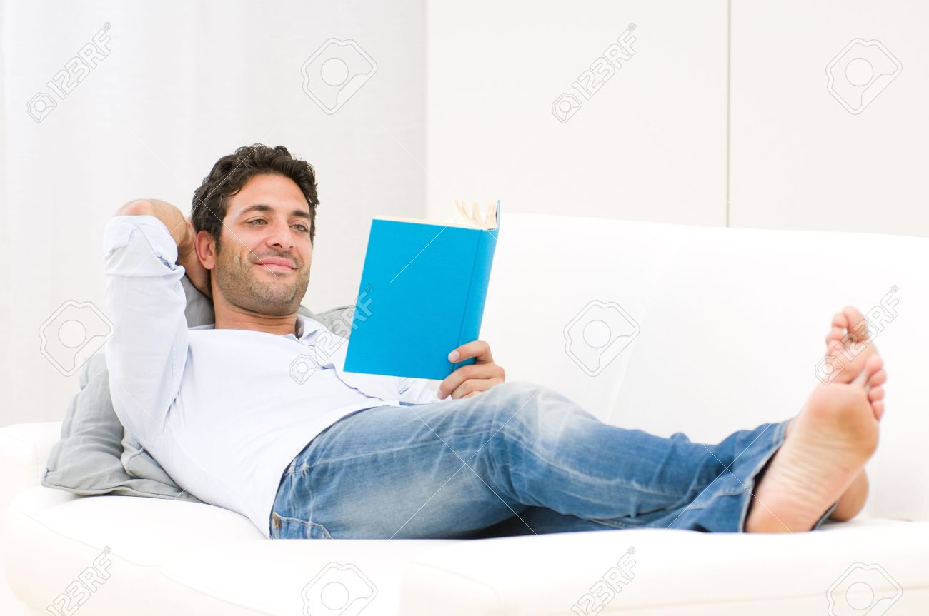 Image result for guy relaxing in bed