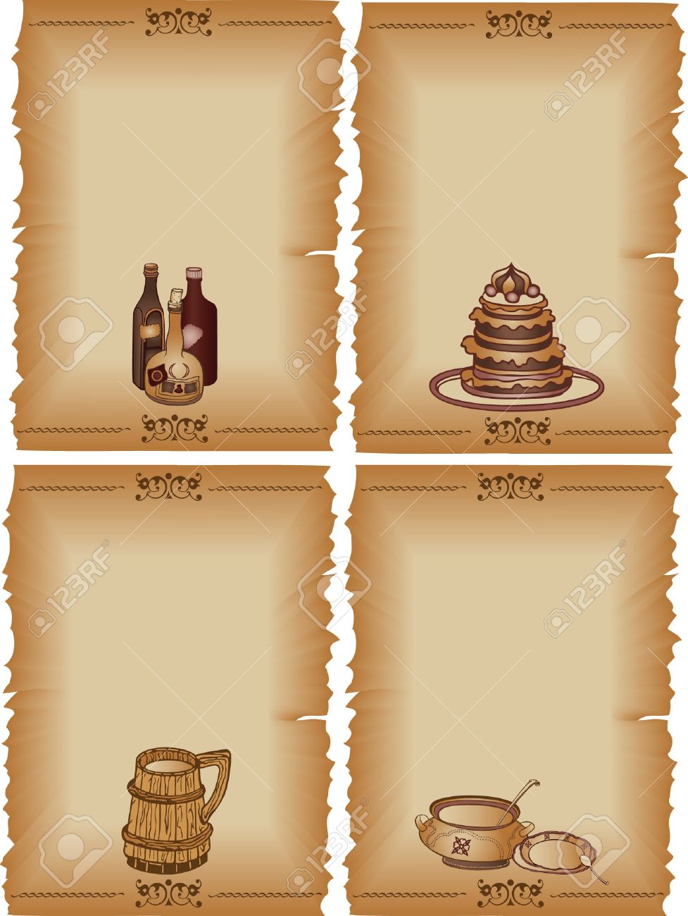 making a menu template