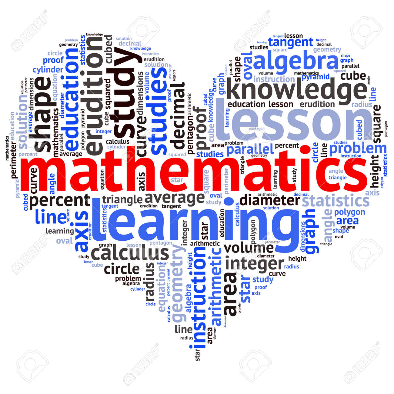 Worksheet Word Math shapes and vocabulary math tag word cloud background royalty free stock vector 41758144