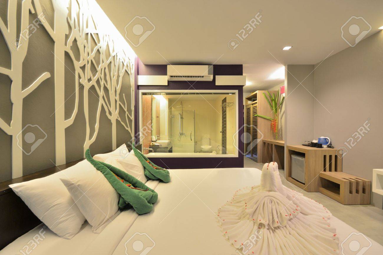 Luxe slaapkamer interieur ontwerp voor een moderne levensstijl ...