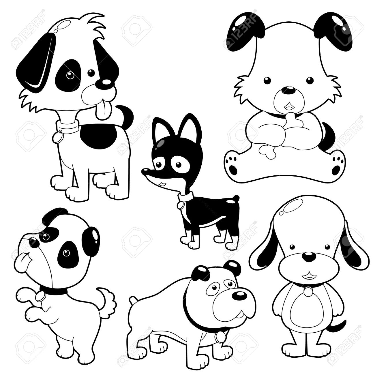 Kids Vector Halloween Vector Dog Vector