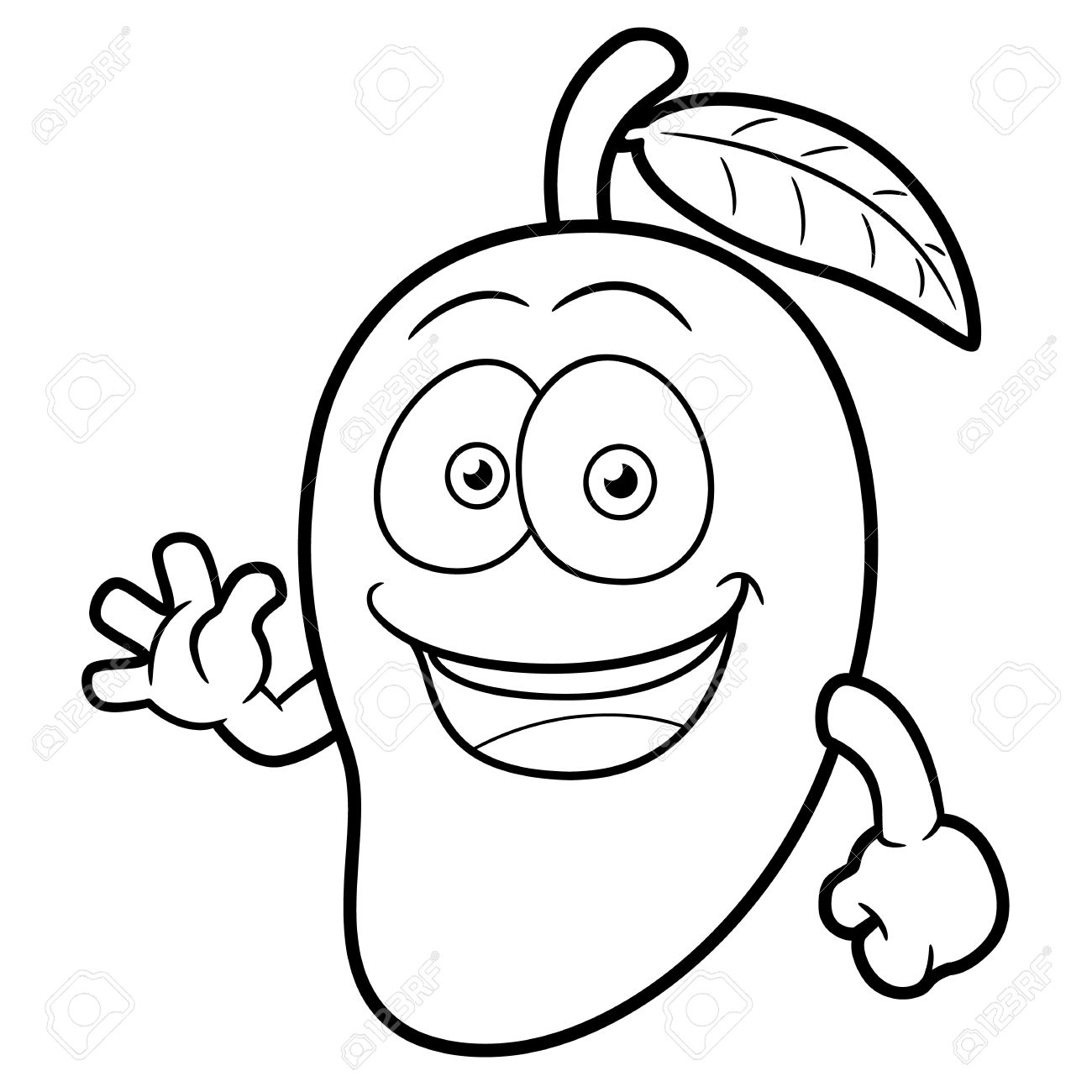 image gallery mango outline