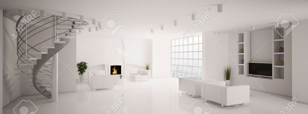 Moderne Wohnzimmer Mit Treppe sdatec.com