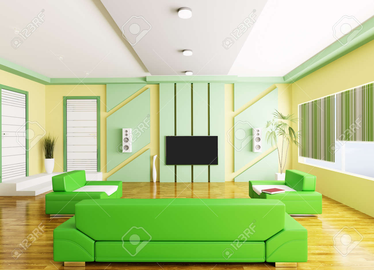 Orange yellow green living room yes yes go yellow and green living room