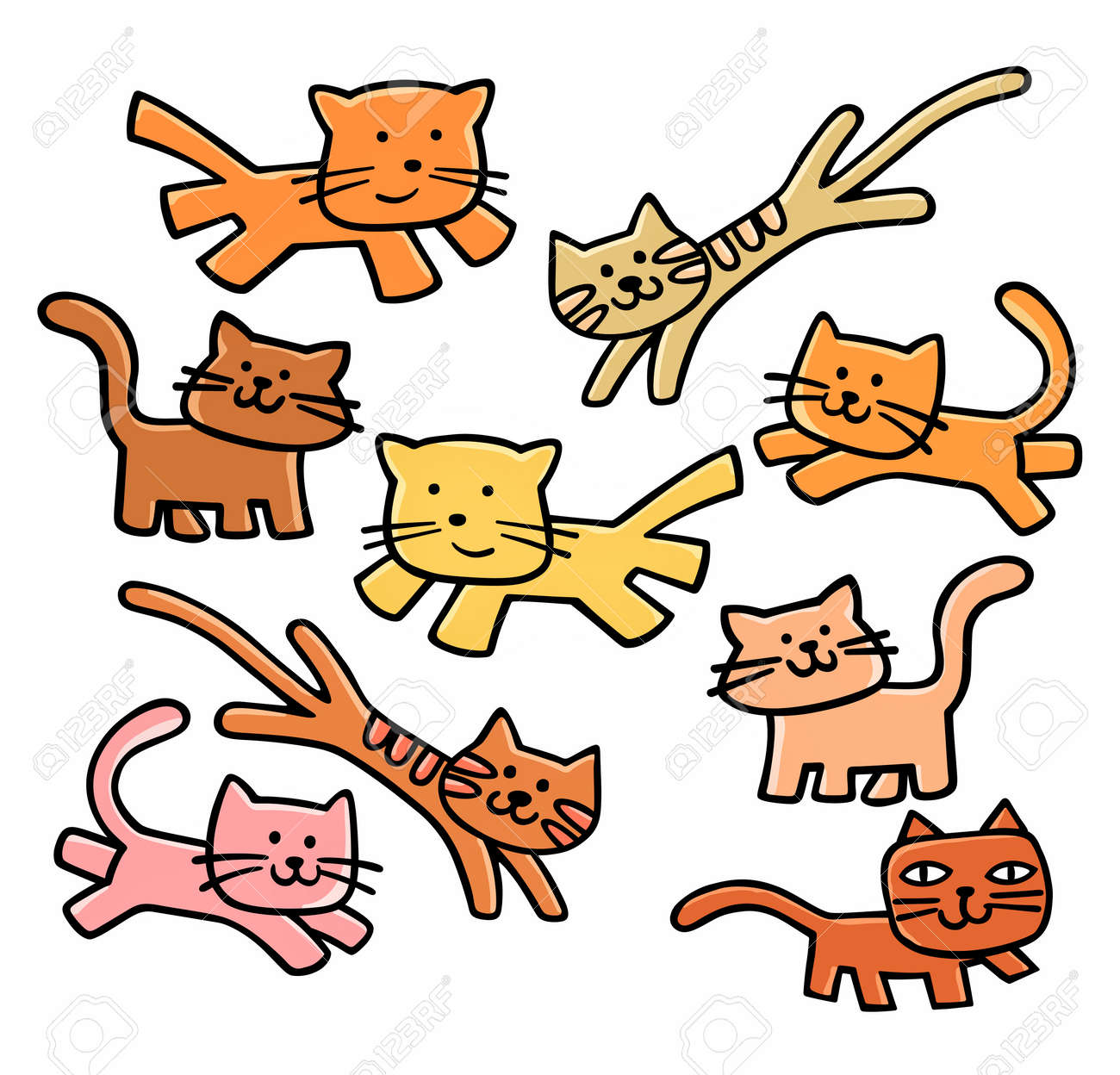 Clip Art Cats Clipart cute cats clipart royalty free cliparts vectors and stock vector clipart