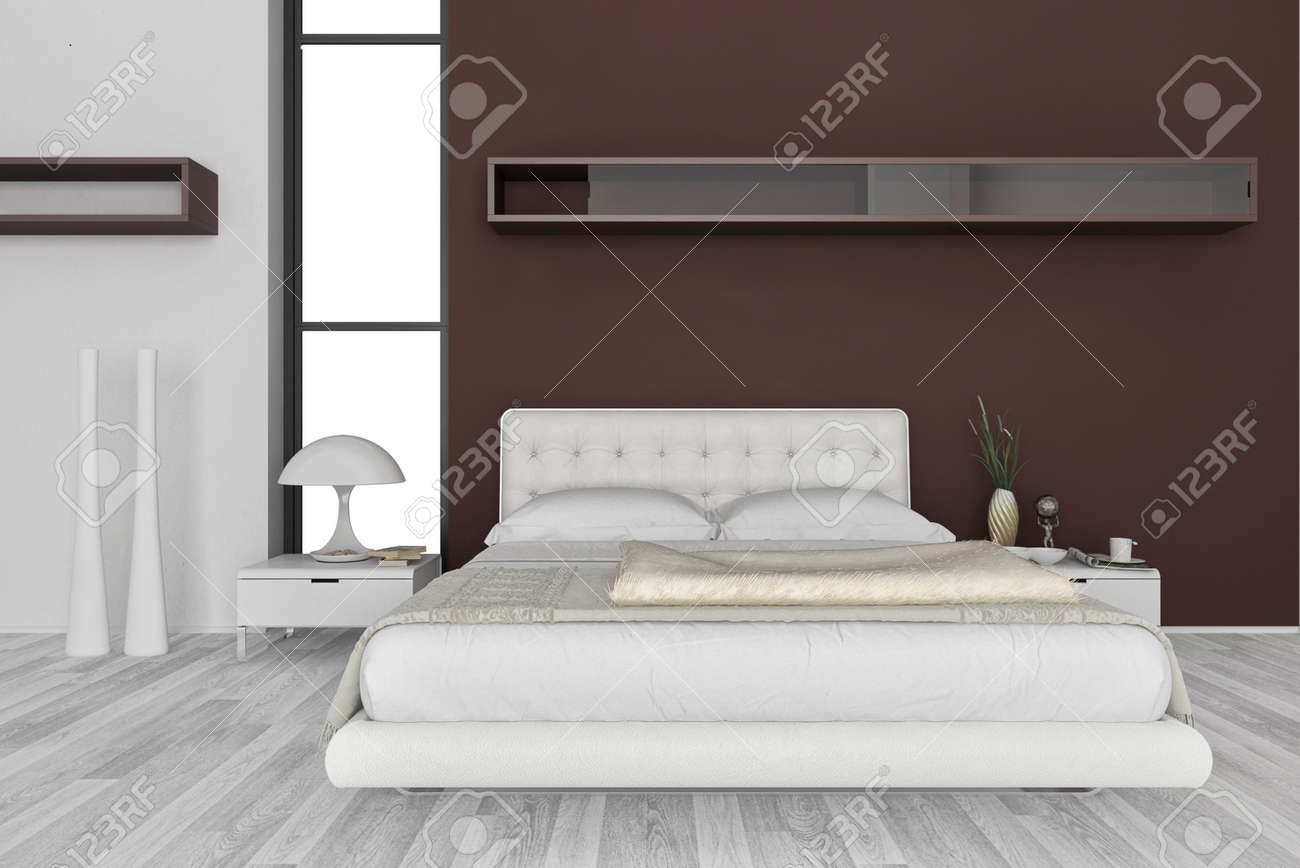 Exklusive design schlafzimmer 3d innenarchitektur lizenzfreie bilder 20074280