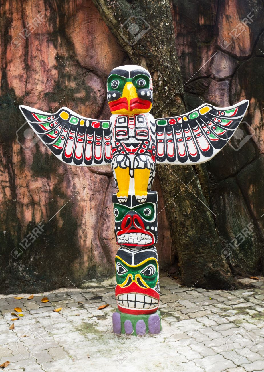 Image result for colorful totem pole