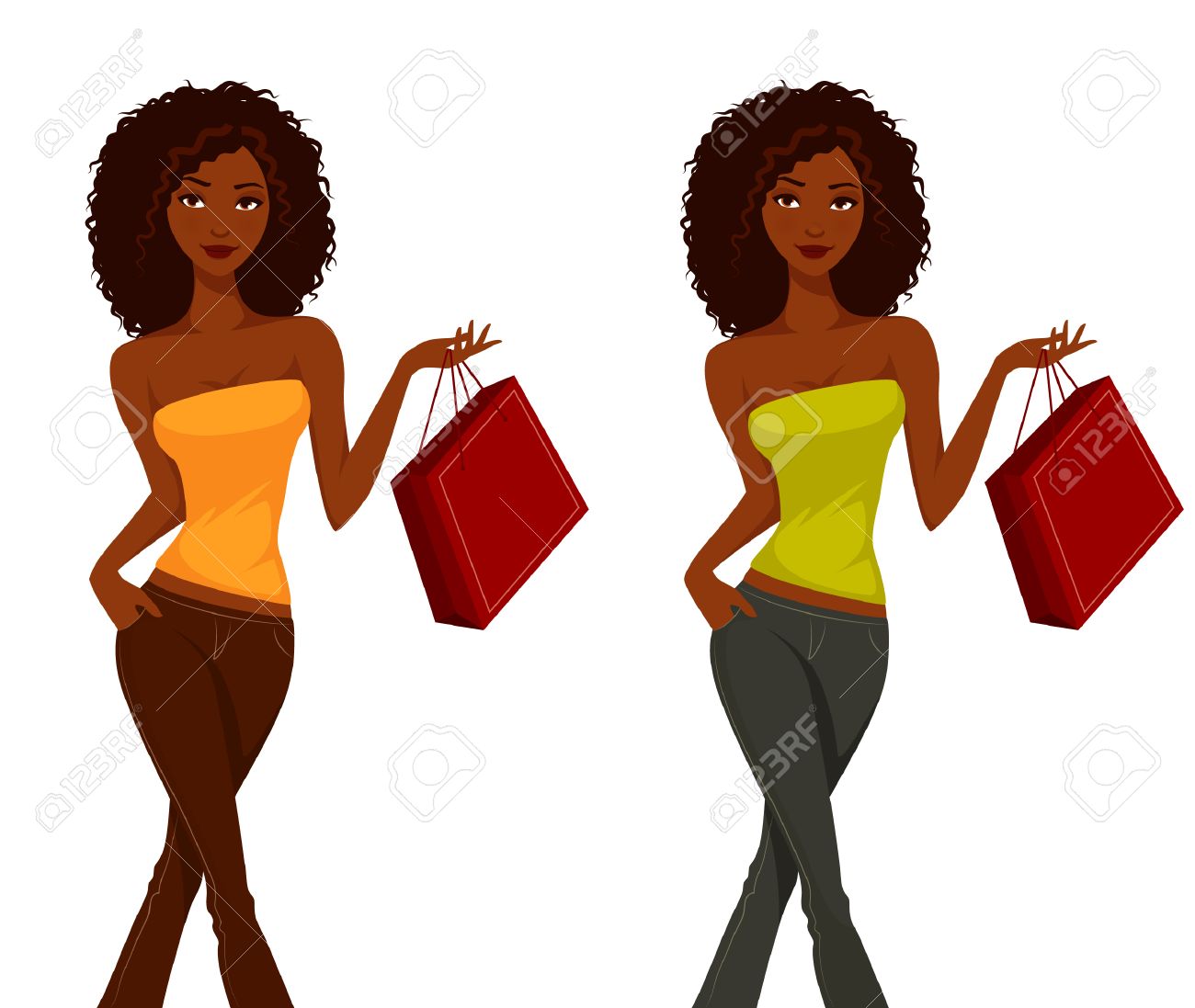 Resultado de imagen para moda animada AFRO