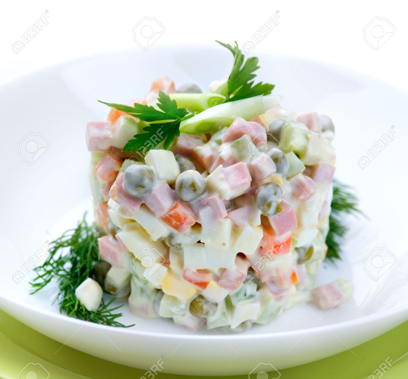 Классический салат оливье Классический салат оливье