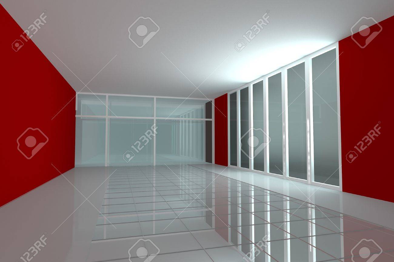 Chambre vide pour salle de séminaire mur intérieur de couleur ...