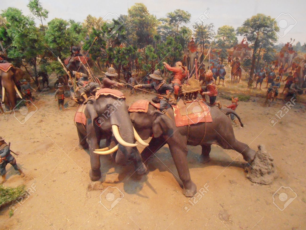 21747283-Model-of-War-Elephant-Thailand-