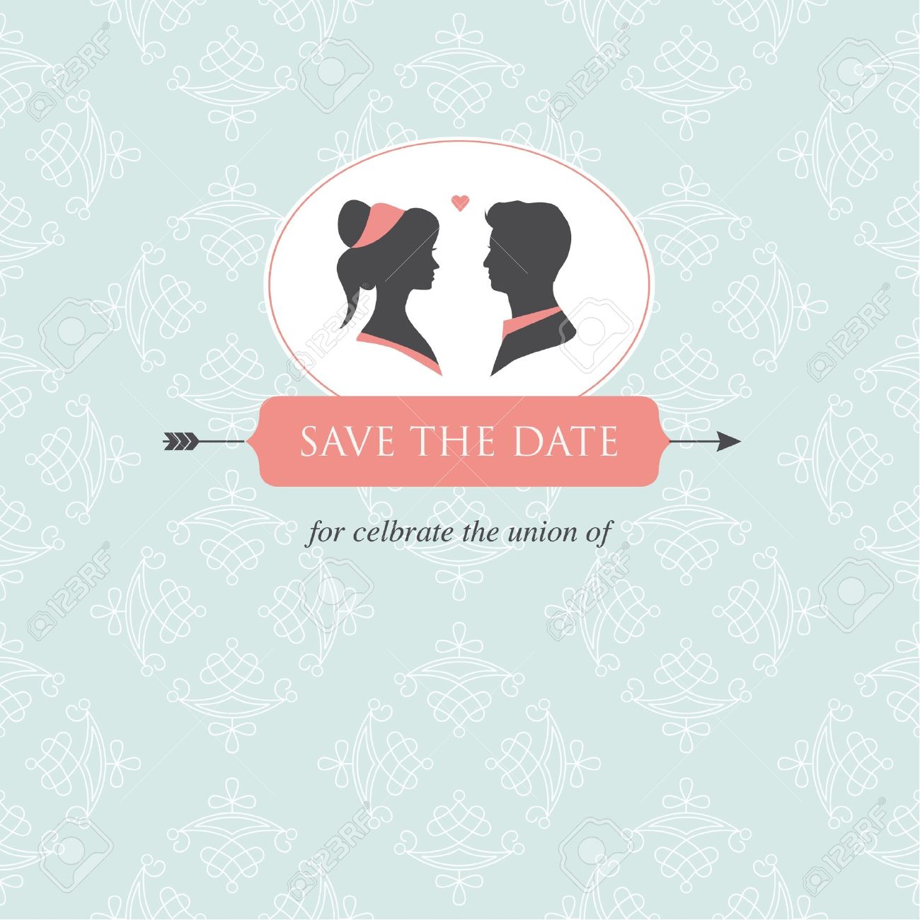Sample wedding invitation background