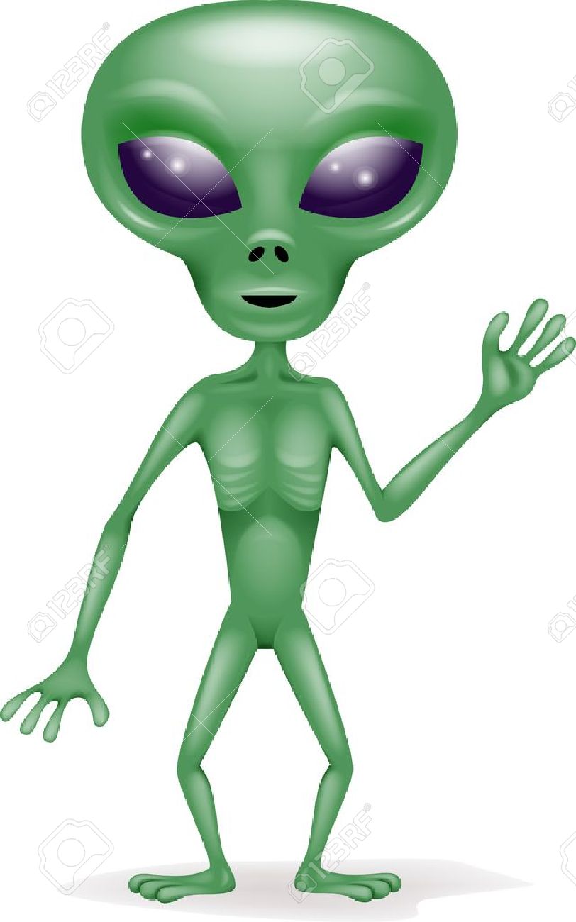 cartoon alien cartoon alien