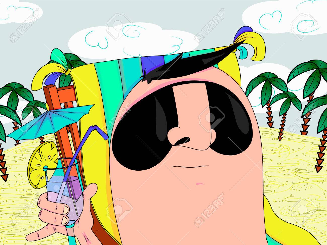 Liegestuhl Am Strand Clipart sdatec.com