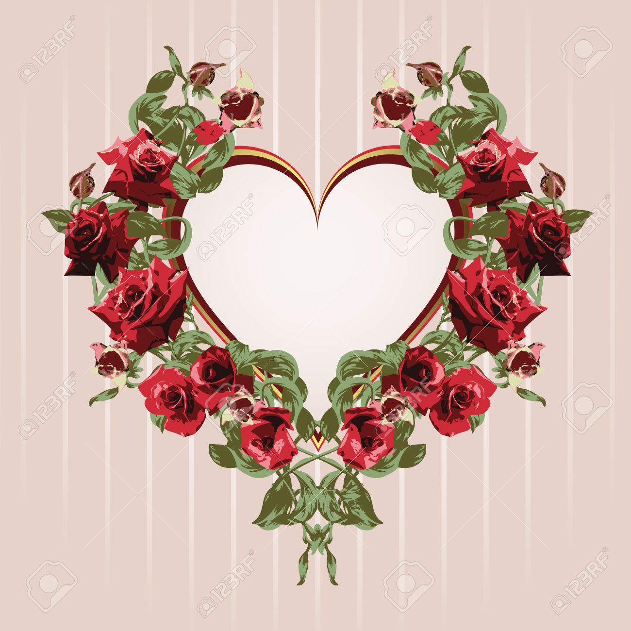 Red Rose Love Heart Red Rose Love Heart