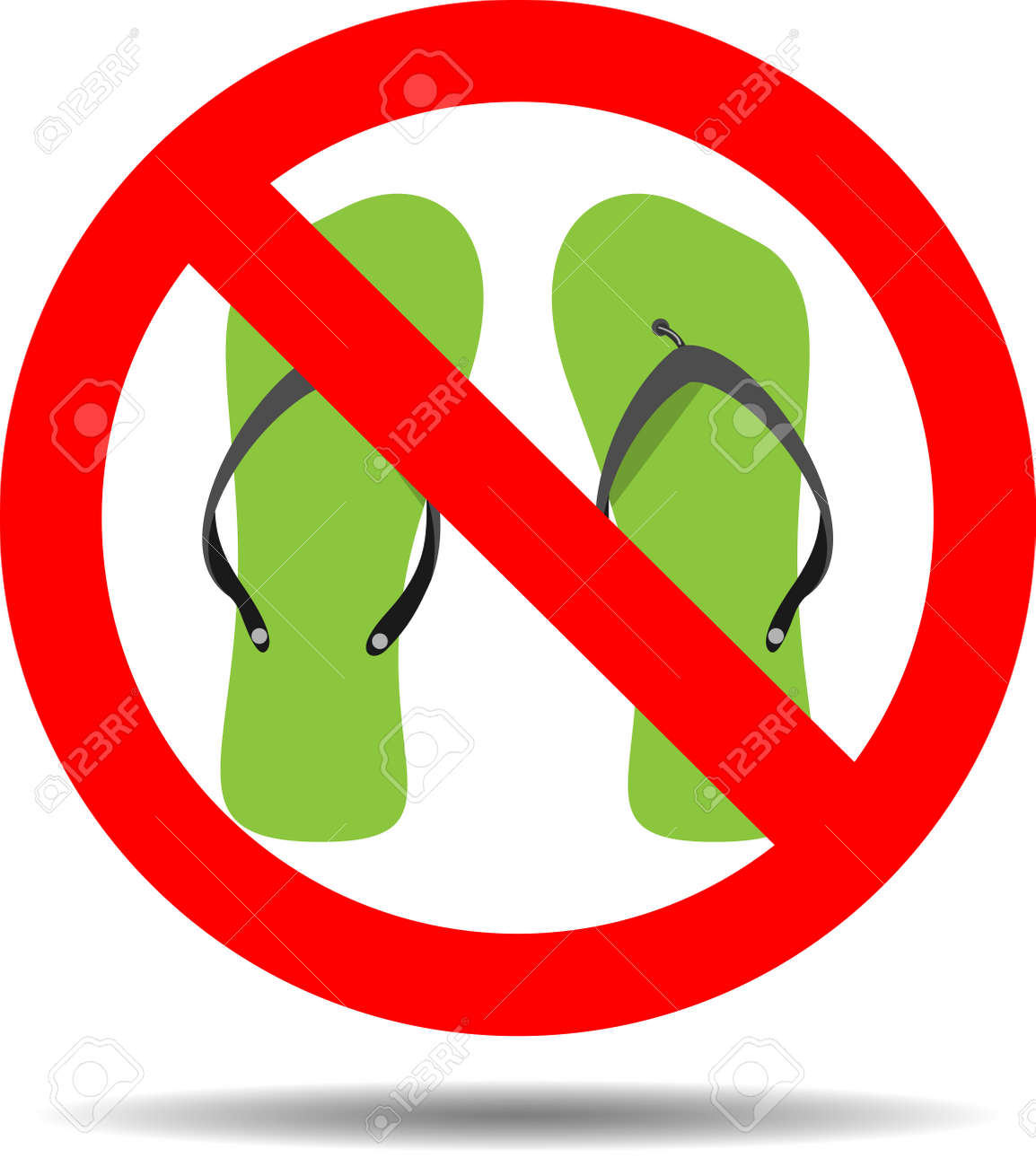 safety flip flops