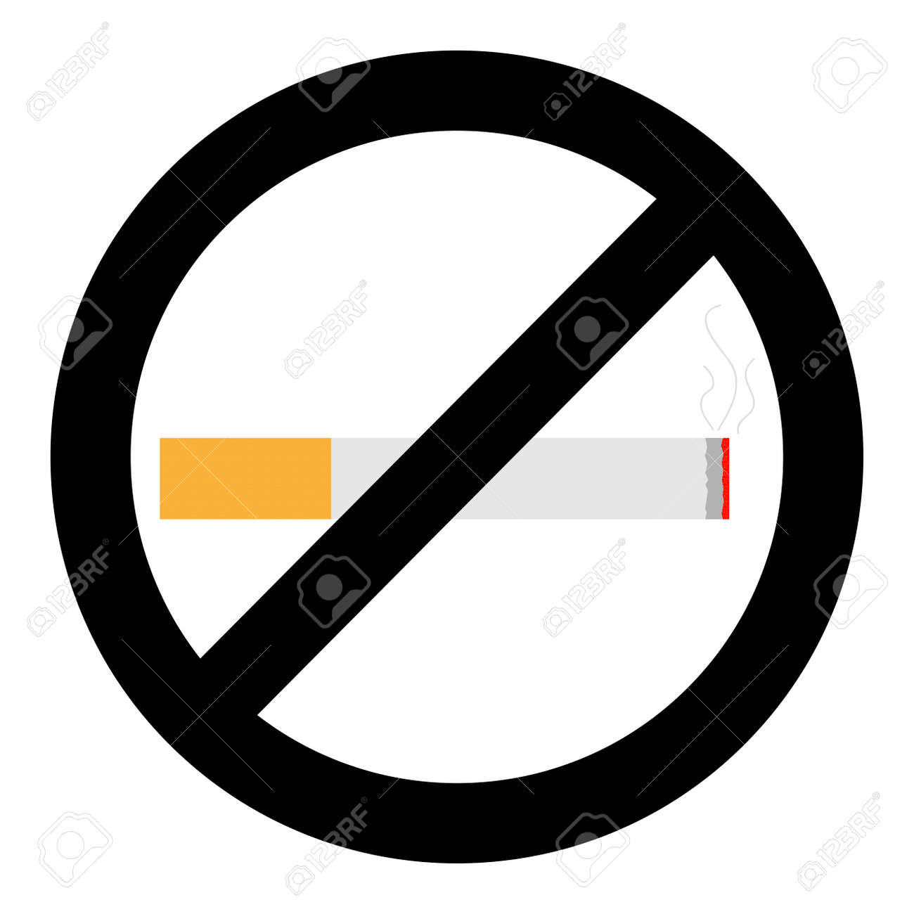 no smoke sign no