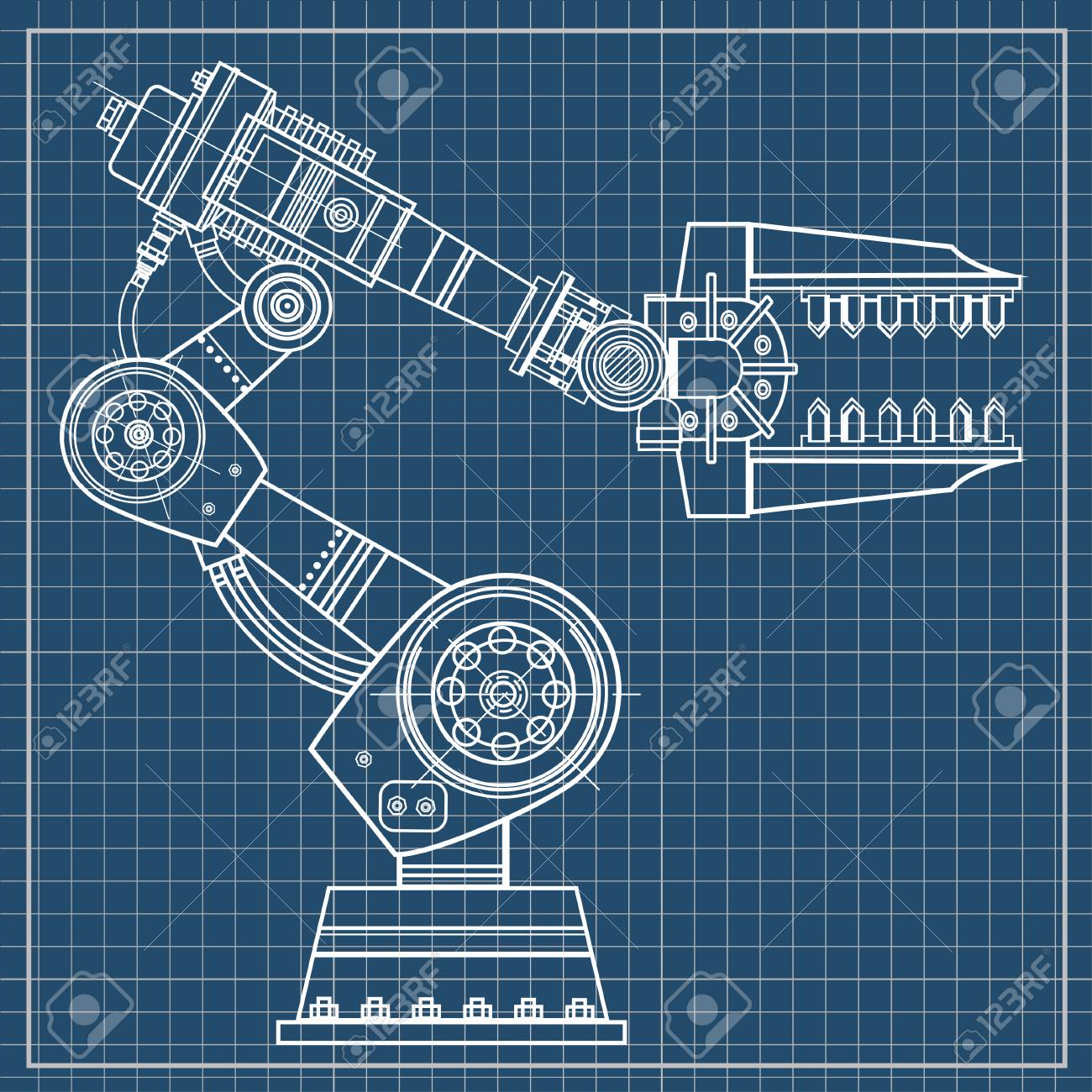 robotic arm blueprints