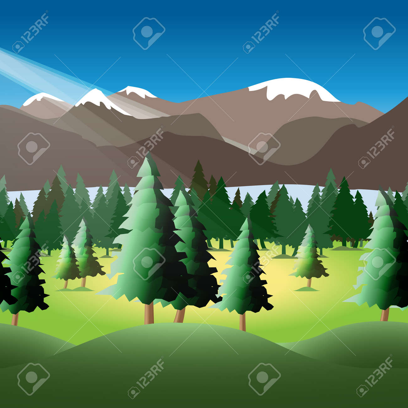 山の風景 ベクトル図 Eps10 4 層 簡単編集 のイラスト素材 ベクタ Image 山の風景 ベクトル図 Eps10 4 層 簡単編集 のイラスト素材 ベクタ Image