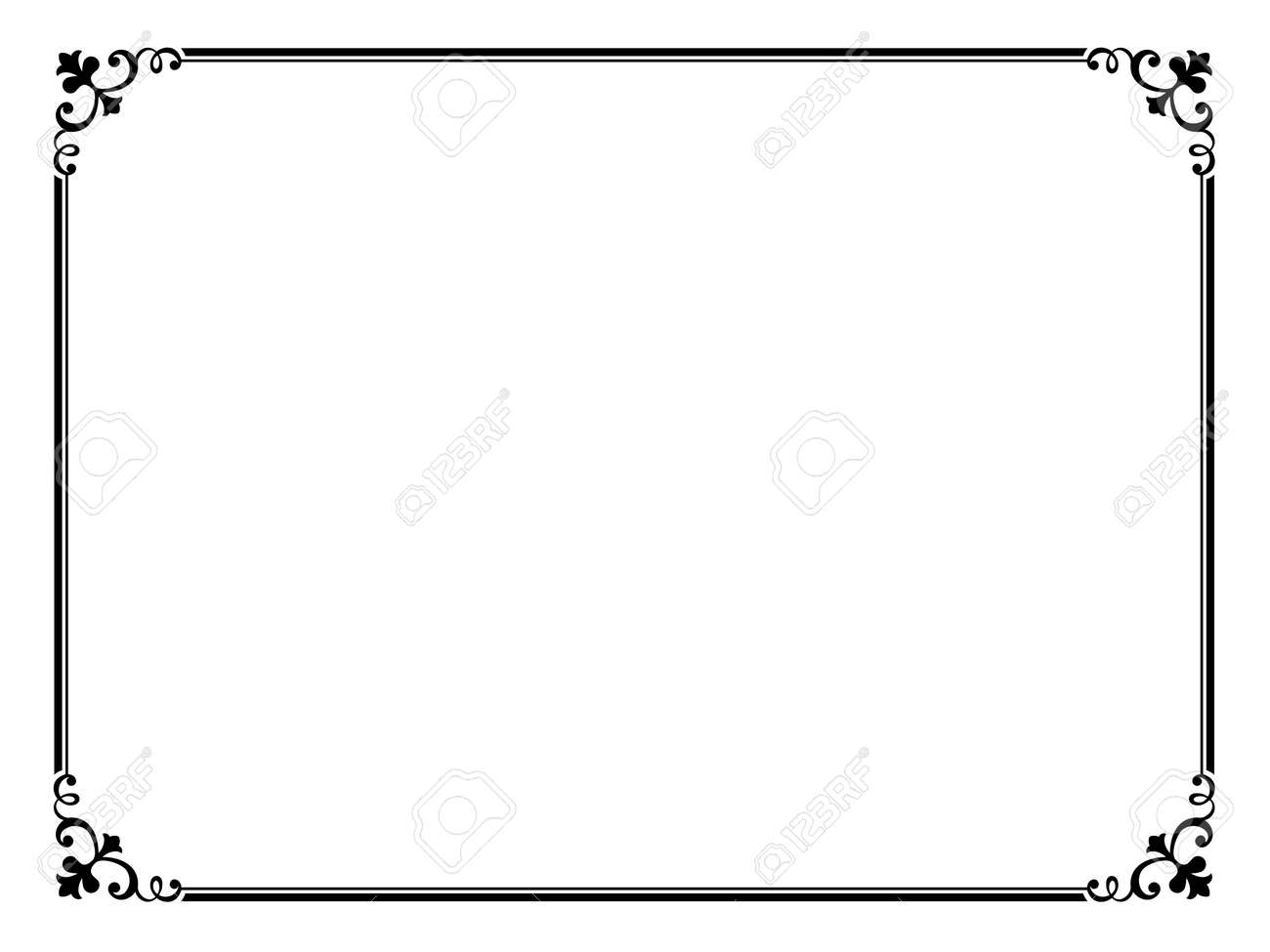 fancy certificate borders
