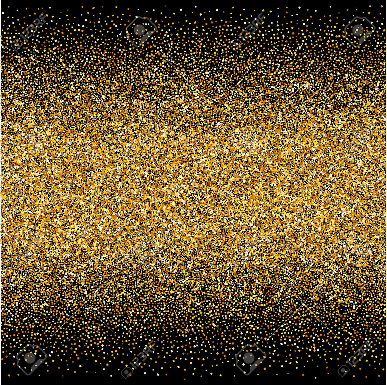 Vector Background With Gold Gradients Texture On Black Backdrop