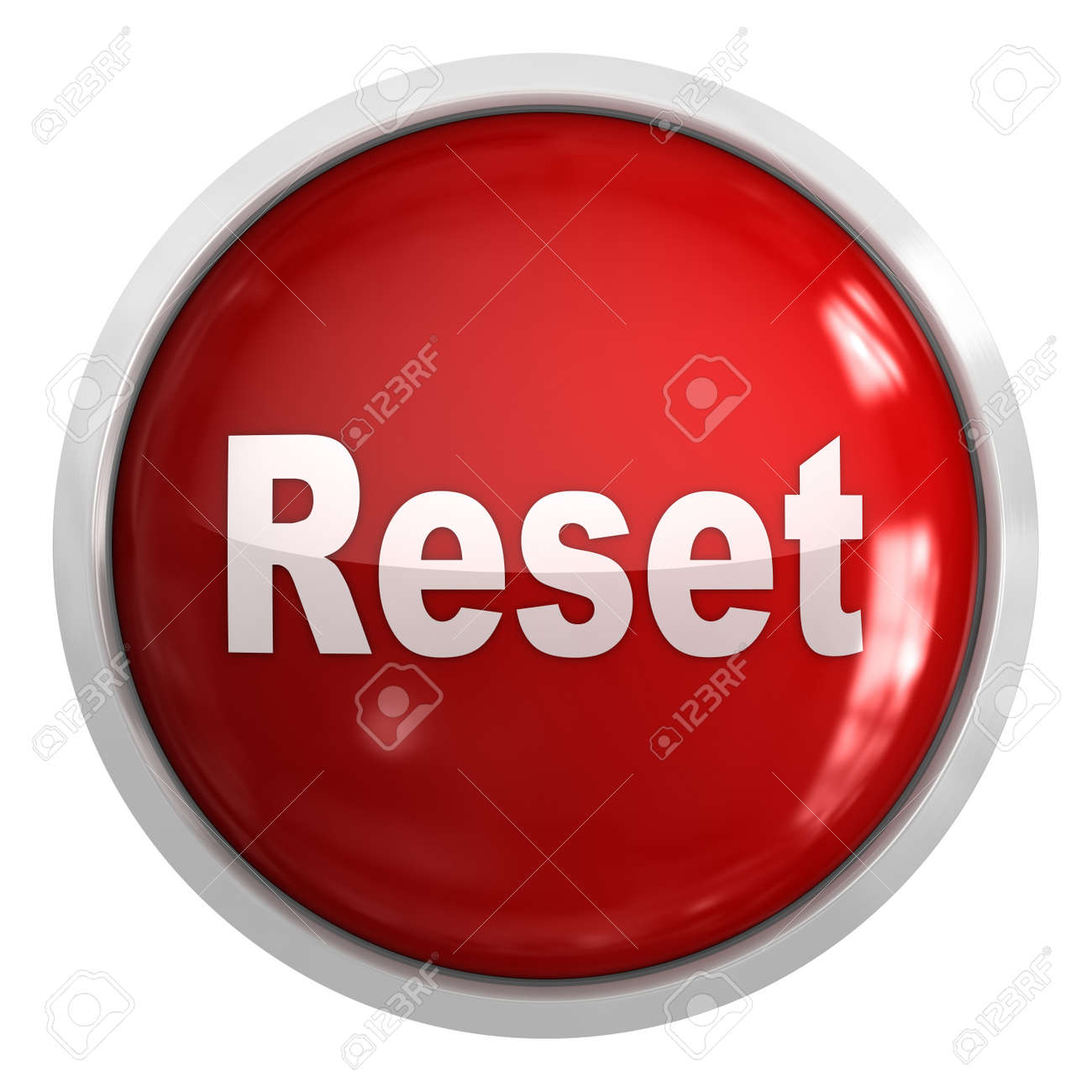 reset button this is a computer generated and 3d rendered picture