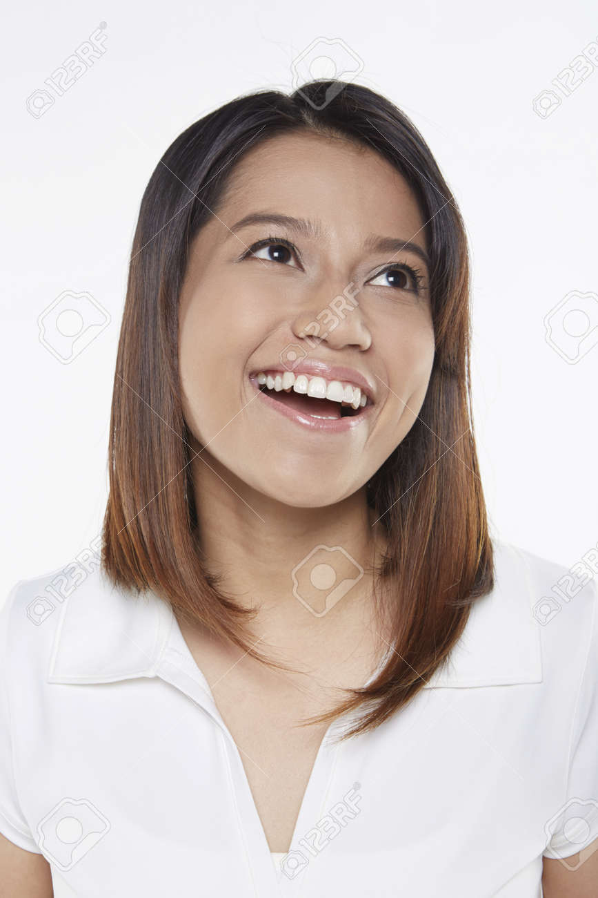 明るい笑顔の女性 の写真素材 画像素材 Image