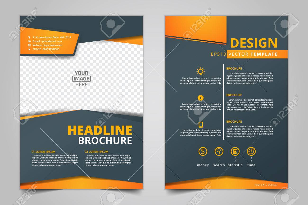 abstract vector modern flyers brochure annual report design modern background for flyers