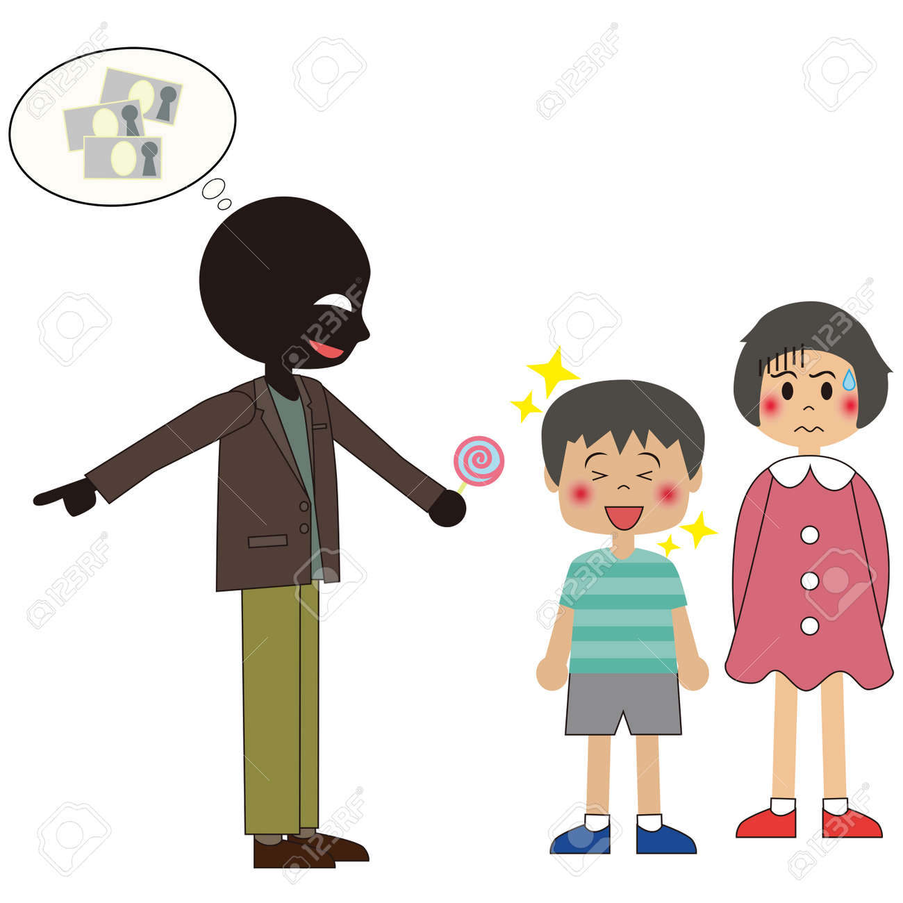 危険な誘拐のイラスト素材 ベクタ Image 危険な誘拐のイラスト素材 ベクタ Image