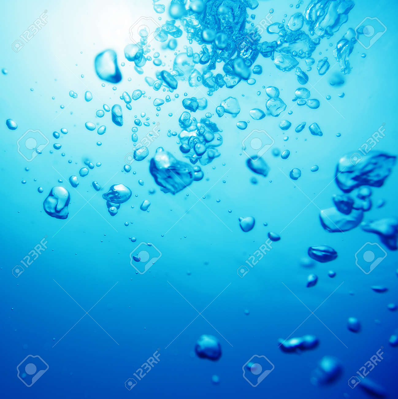 air bubbles in fresh water nice for backgrounds stock photo picture