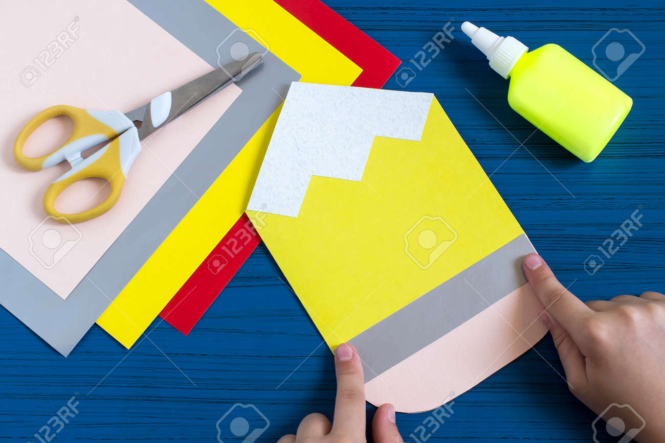 making greeting card in form of pencil for new school year welcome welcome cards for kids