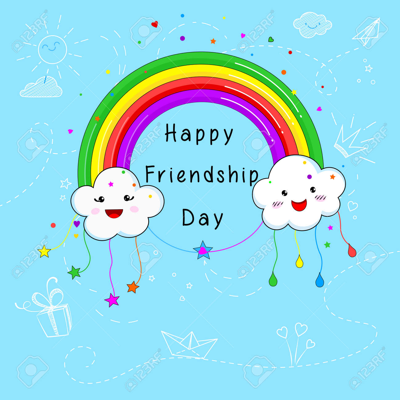 happy friendship day card