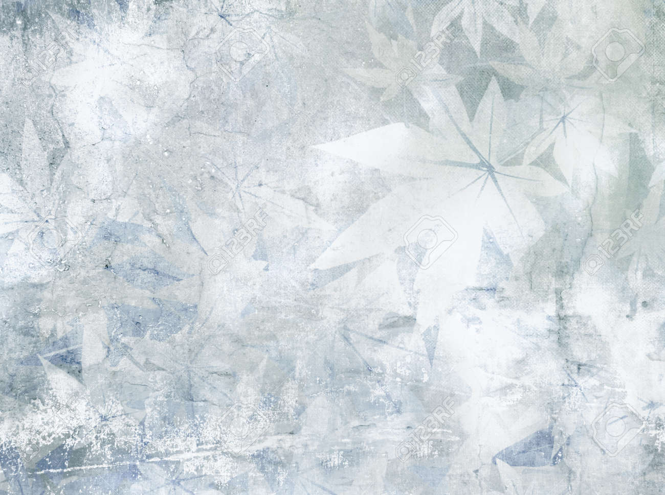 soft blue grey floral pattern vintage flower background stock