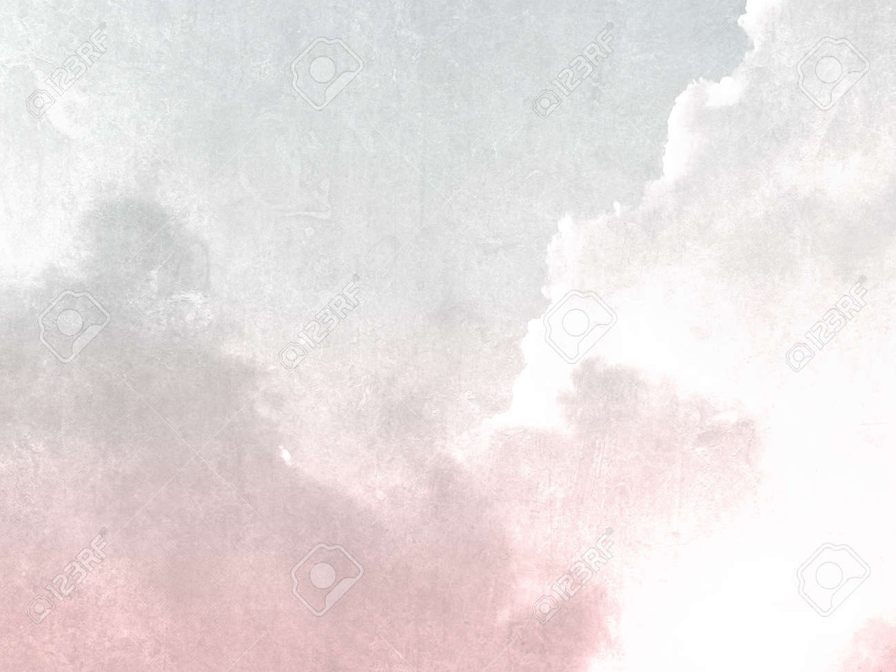 Gray pink sky background vintage in soft watercolor - 53540913 Gray pink sky background vintage in soft watercolor - 53540913