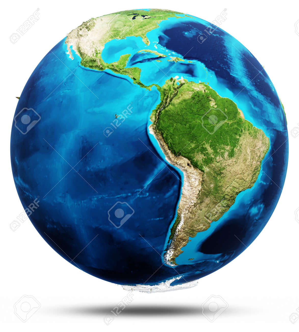 アメリカ地球地球モデル の写真素材 画像素材 Image