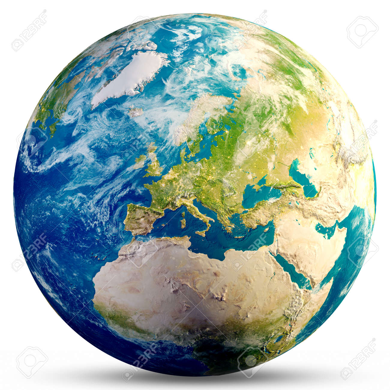 地球 ヨーロッパ の写真素材 画像素材 Image