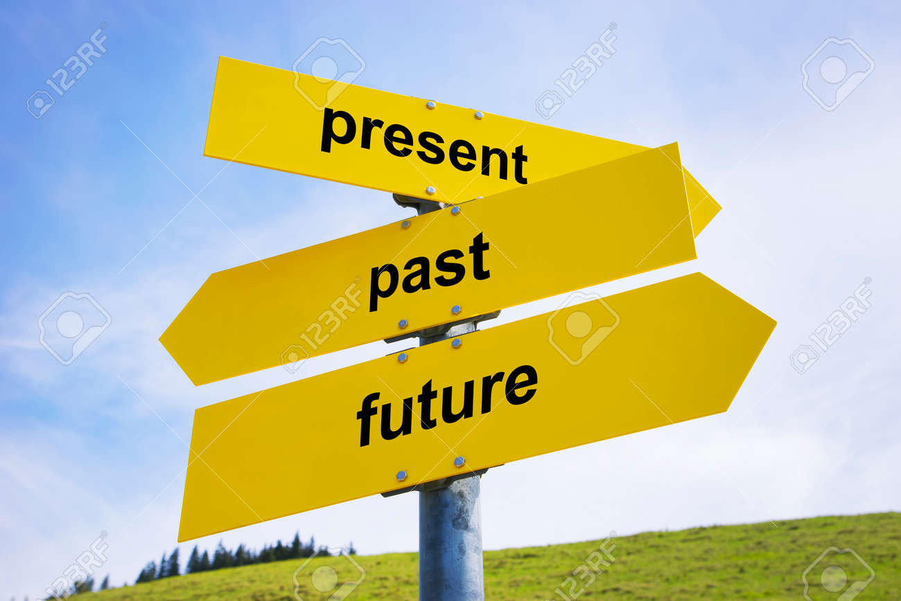 Showing present , Past and future