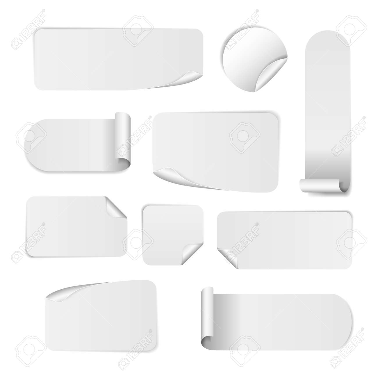 blank stickers