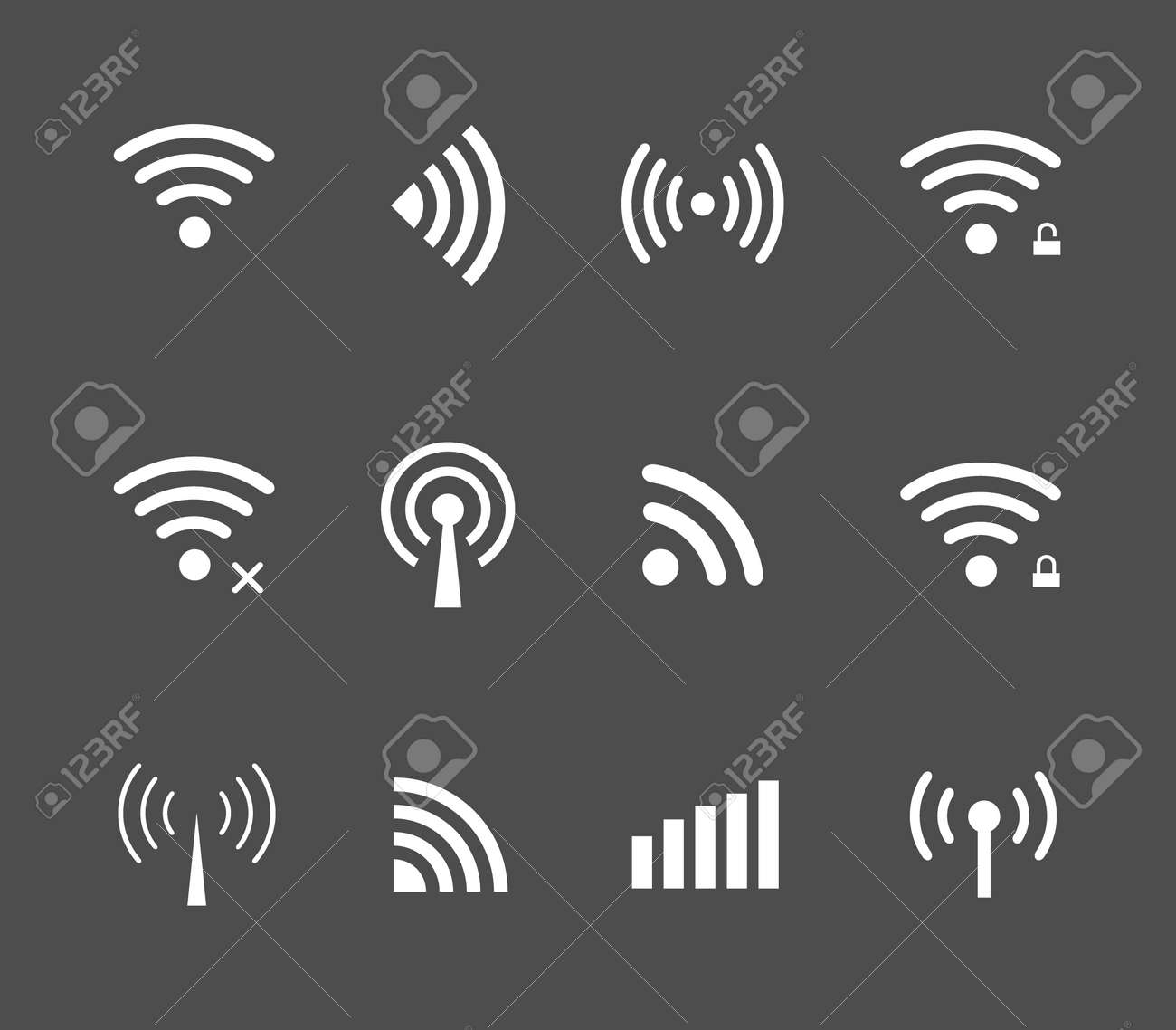 Vector Wireless Und Wifi Symbol Fur Den Fernzugriff Und Die Kommunikation Uber Radiowellen Remote Access Symbol Wireless Label Wi Fi Symbol Wi Fi Piktogramms Wi Fi Ikone Wi Fi Symbol Vektor Lizenzfrei Nutzbare Vektorgrafiken Clip Arts